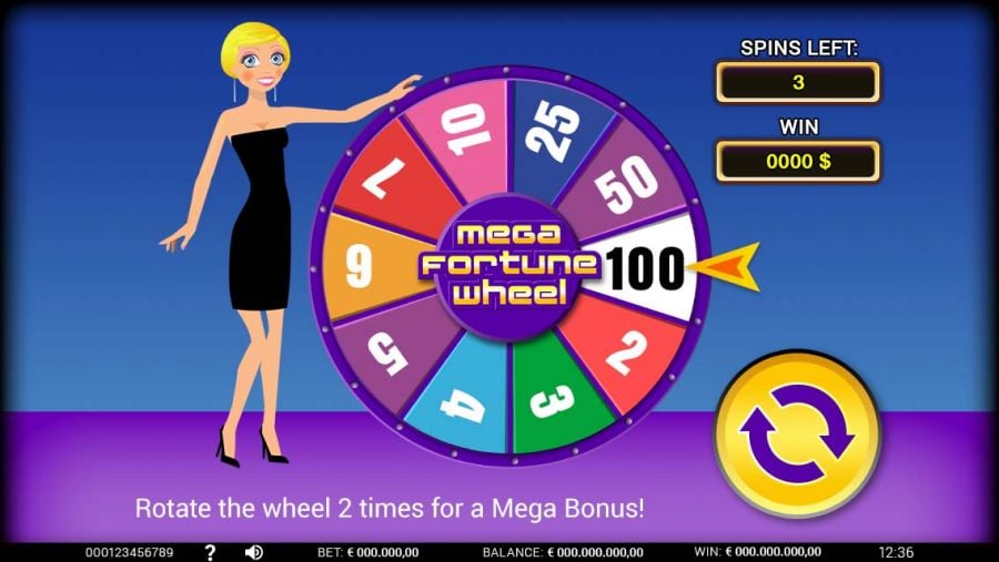 Mega Fortune Wheel Bonus Game - -