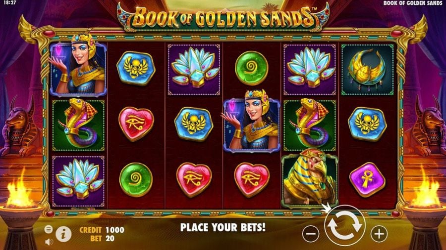 Book Of Golden Sands New Slot En - -