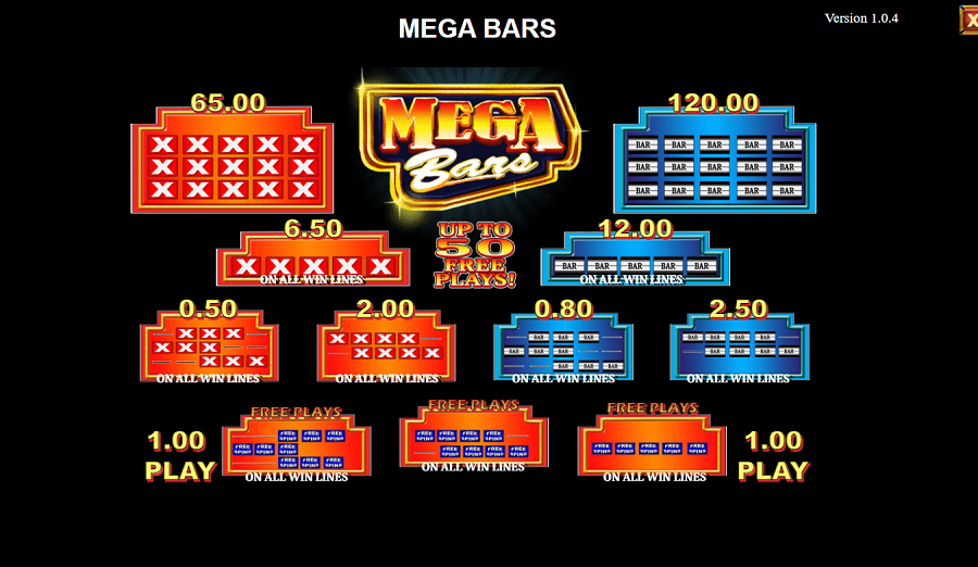 Mega Bars Feature Symbols - -