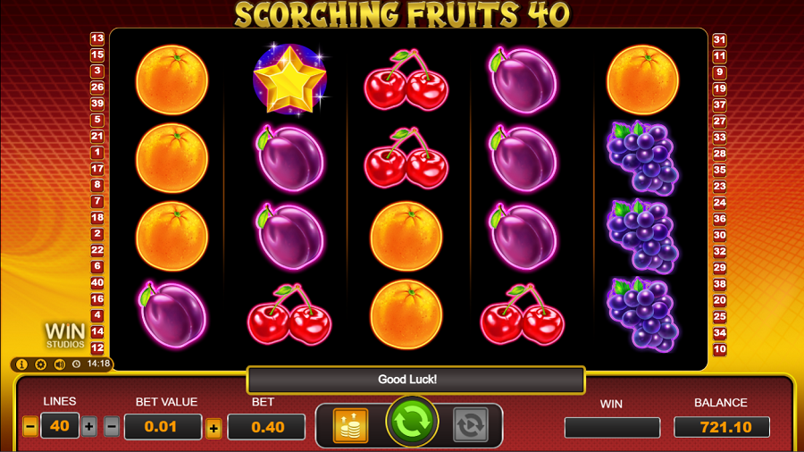 Scorching Fruits 40 Slot - -