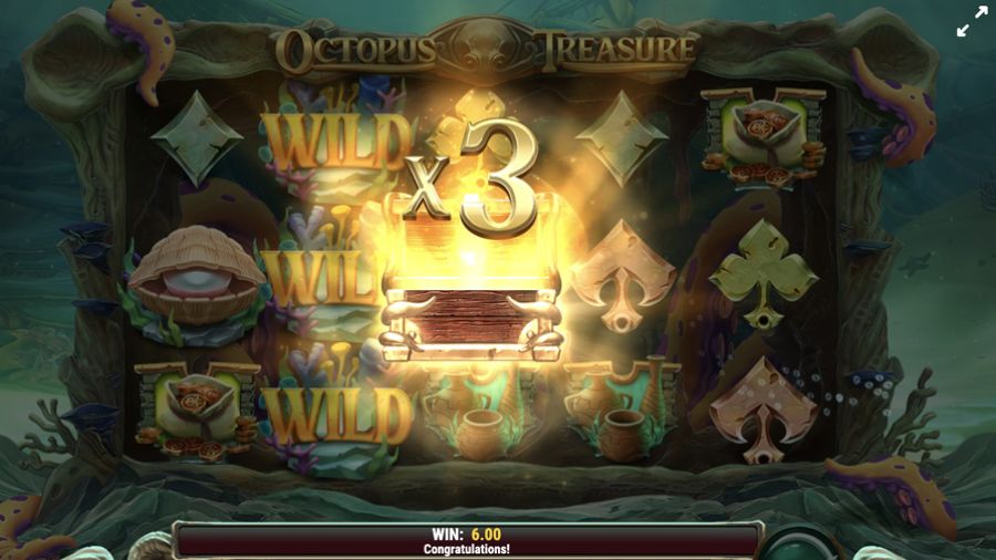 Octopus Treasure Slot Bonus - -
