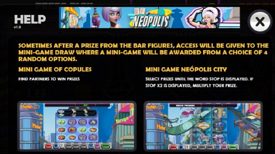 Neopolis Mini Games Features En - -
