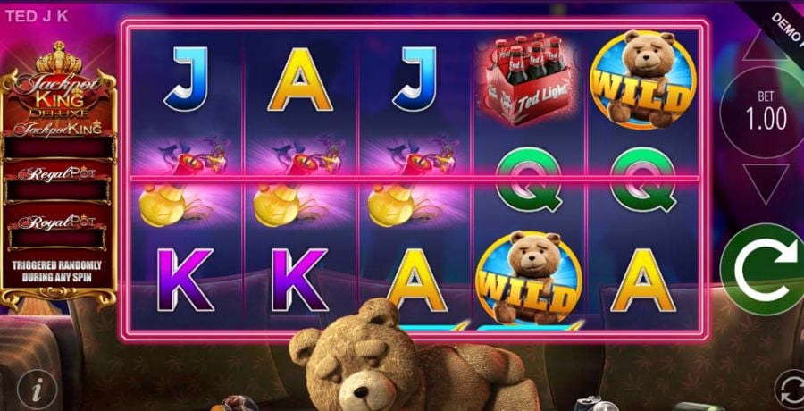 Ted Jackpot King Win - -