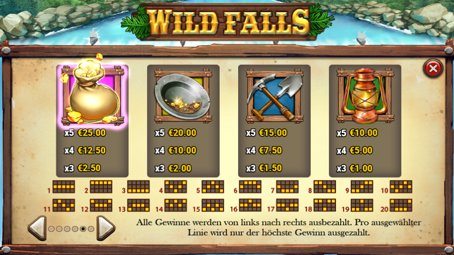 Wild Falls Feature Symbols De - -