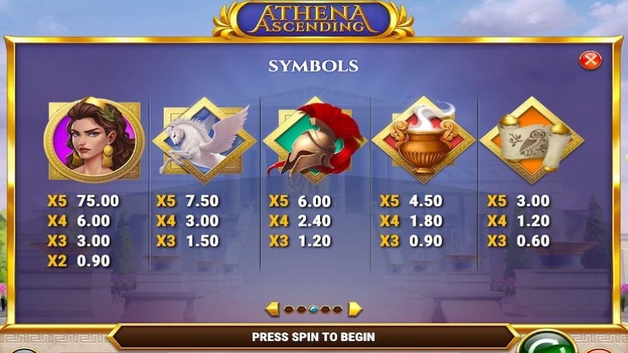 Athena Ascending Featured Symbols - -